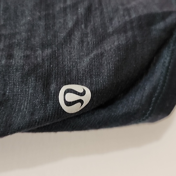 Lululemon Get Set Long Sleeve in Heathered Dark Emerald/Black EUC - Picture 3 of 4